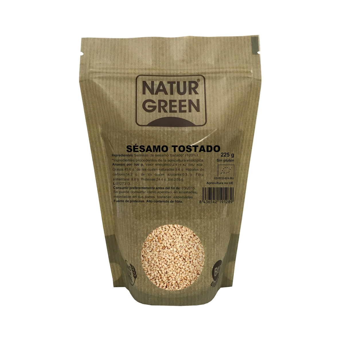 Naturgreen Sesamo Tostado Bio 225g