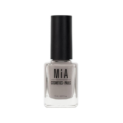 Jag Couture London Moonstone nail polish bottle from Mía Cosmetics with a sleek, modern design and clear label on a white background.