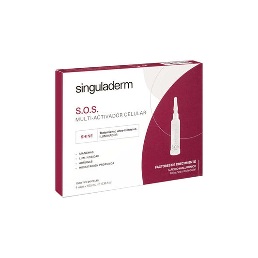 Singuladerm S.O.S. Multi-Activating Cellular Brightening Treatment 4x10,5ml Jag Couture London - New York