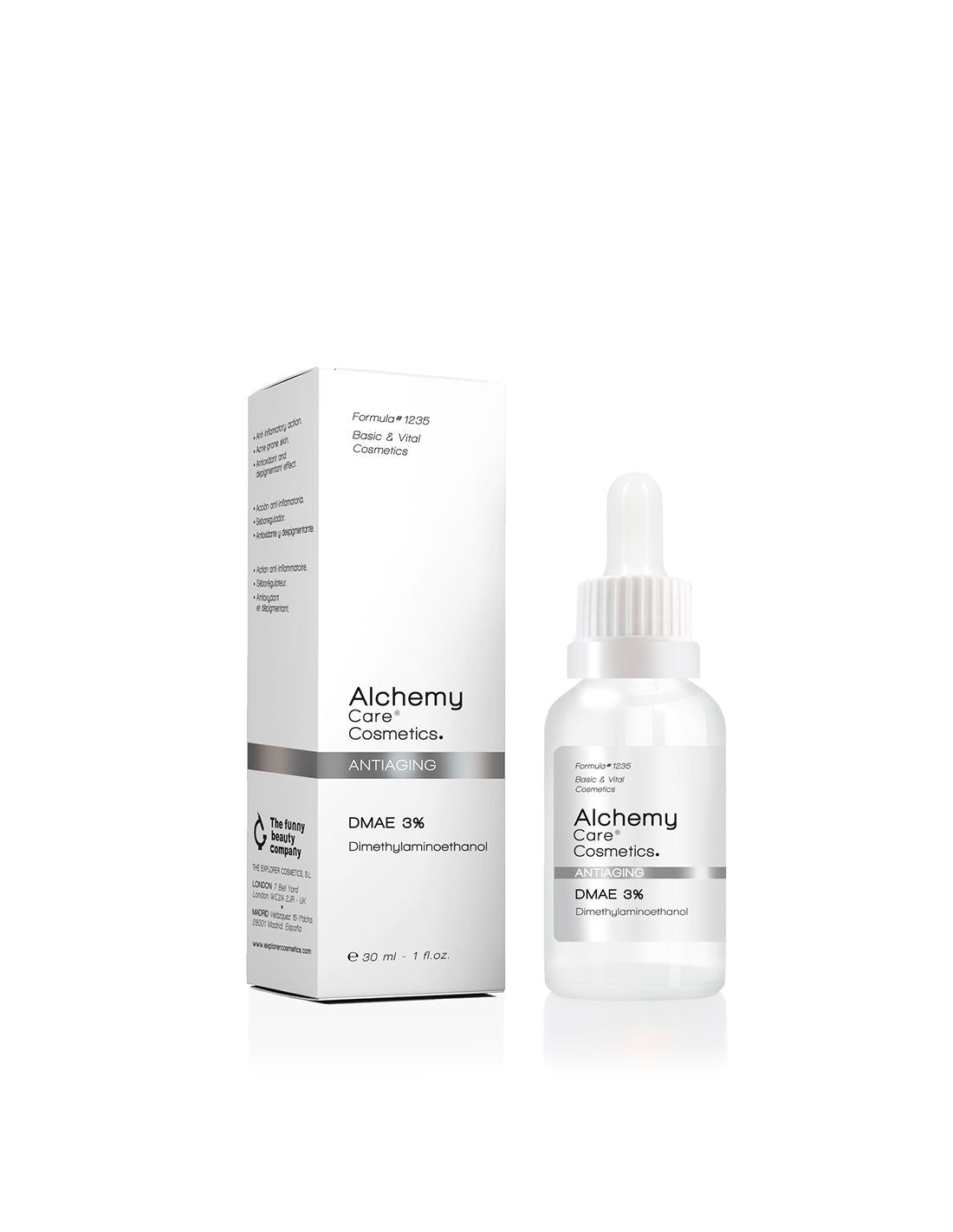Alchemy Care Cosmetics Dmae 3 Sérum Antiedad 30ml Jag Couture London - New York