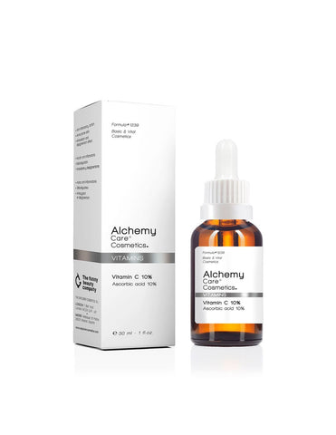 Jag Couture London Vitamin C 10 Sérum in a 30ml bottle, featuring a clear dropper and sleek packaging for glowing skin.
