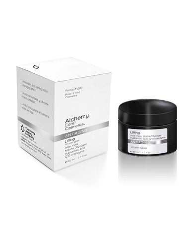 Jag Couture London Antiaging Lifting Cream for all skin types, 50ml jar with luxurious skincare product visible in the image.