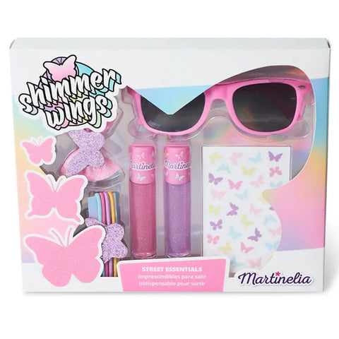Martinelia Shimmer Wings from Jag Couture London-New York featuring cute, sparkly wing design on a soft beauty accessory.
