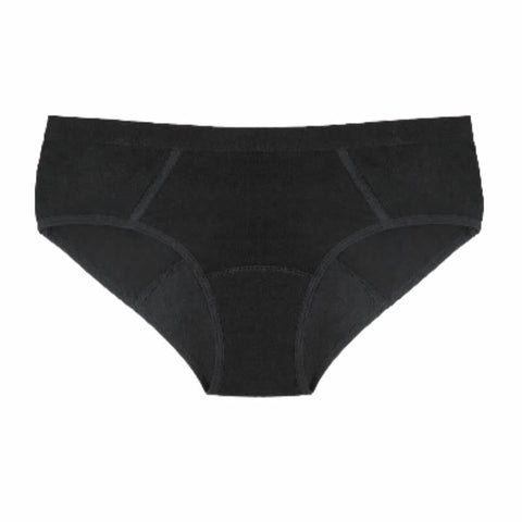 Enna Menstrual Panty by Jag Couture London-New York, sporty design for moderate flow day-night protection, shown in the image.