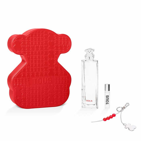 Jag Couture London - New York Tous Eau De Toilette Spray 90ml set with three bottles, elegant fragrance packaging.