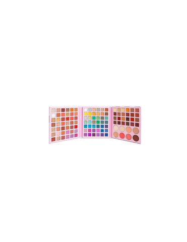 Martinelia Magic Paleta Libro with 108 Colores Coloret y Iluminad by Jag Couture London - New York, showing colorful eyeshadow palette open.