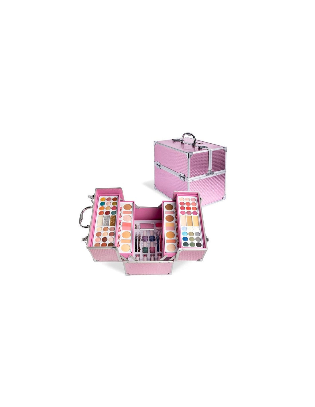 Magic Studio Powerful Cosmetics Magic Studio Colorful Maletin Completo 32 Sombras 16 Brillos 8 Polvos 8 Rubor