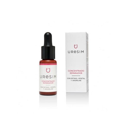 Userim Repair Concentrate 20ml by Jag Couture London New York, close-up of the sleek skincare bottle with a white cap.