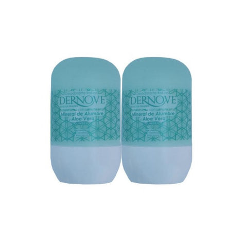 Two Dernove Alumbre Mineral Deodorant sticks in 120g set, featuring natural mineral deodorant from Jag Couture London New York.