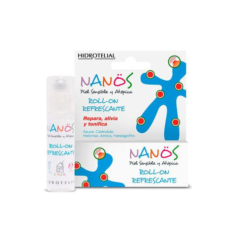 Hidrotelial Nanos Refreshing Roll-On 14g by Jag Couture London and New York, showing the compact roll-on bottle and packaging.