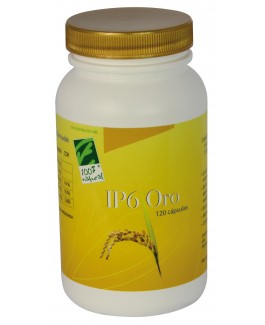 Bottle of 100% Natura Ip6 Oro dietary supplement capsules by Jag Couture London featuring 120 softgel capsules.