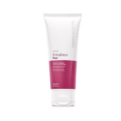 Singuladerm Xpert Entraineur Woman 200ml skincare product in a sleek bottle, designed for women’s skincare by Jag Couture London New York