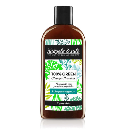 Nuggela &amp; Sulé 100% Green Shampoo Suitable Vegans 250ml