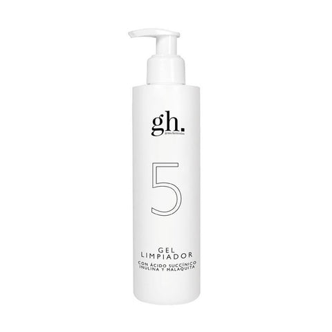 Jag Couture London New York Gh Gema Herrerías 5 Cleansing Gel 250ml, clear gel in a pump bottle, for skin cleansing.