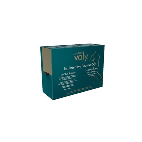 Valy Ion Intensive Set with 56 patches and 28 vials by Jag Couture London New York showcasing skincare treatment components.