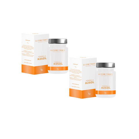 Jag Couture London H2 Sol Formula capsules in a blister pack, designed for health and wellness.