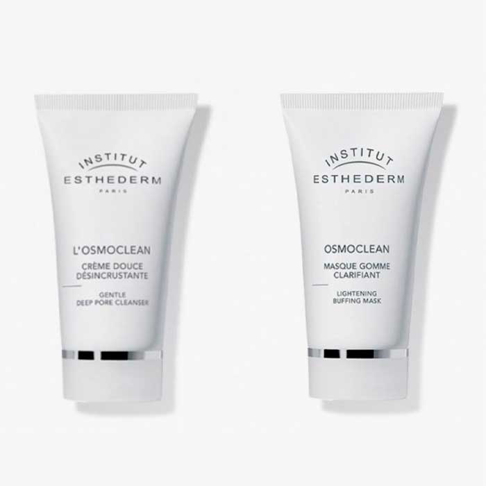 Institut Esthederm Pack Osmoclean Descaling Cream 75ml+ Osmoclean Exfoliating Mask 75ml Jag Couture London - New York