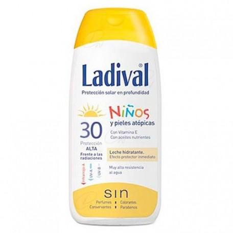 Ladival baby sunscreen protector with SPF 30 in a 200ml bottle, suitable for children's sensitive skin, by Jag Couture London - New York.