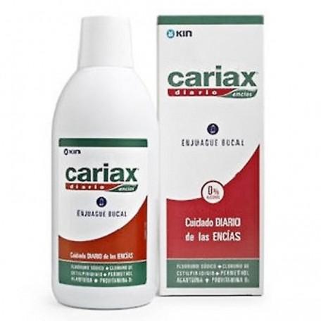 Kin Cariax Daily Mouthwash bottle from Jag Couture London - New York, 500ml, with clear label and cap visible.