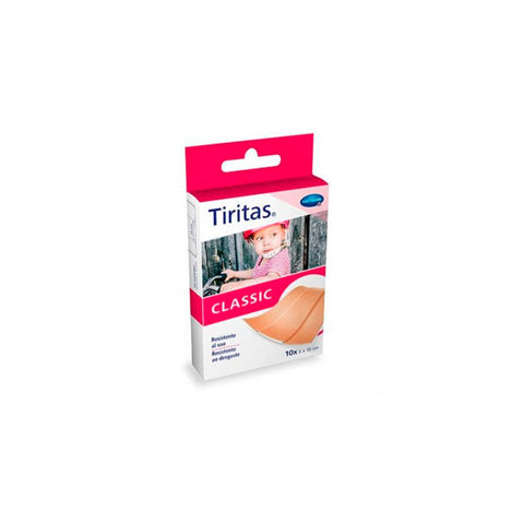Box of Hartmann Plasters Classic 6x10cm, 10 adhesive bandages by Jag Couture London New York, showing individual plaster strips.