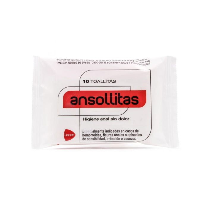 Lacer Ansollitas Anal Hygiene Wipes 10 Units Jag Couture London - New York
