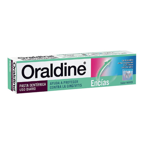 Jag Couture London - New York Oraldine Gums Toothpaste 125ml tube, featuring a sleek packaging design for oral care.