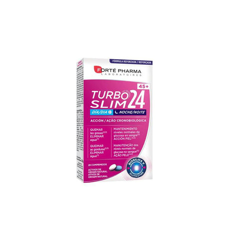 Forté Pharma Turboslim Cronoactive Forte 45 capsules, dietary supplement for weight management, branded by Jag Couture London - New York