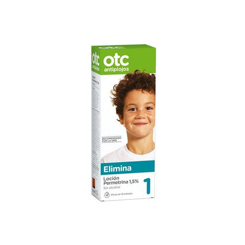 Otc Antipiojos lice lotion by Jag Couture London - New York, 125ml bottle of permethrin treatment for head lice.