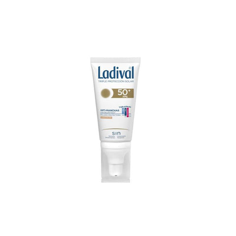 Ladival Anti-Manchas Emulsión con Color SPF50, 50ml, a skincare product with tinted formula from Jag Couture London - New York.