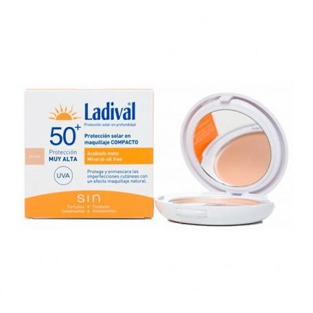 Jag Couture London - New York SPF 50 compact sun protector with makeup, 10g, in shade Arena, for radiant, protected skin