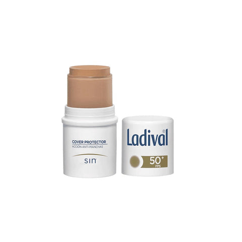 Jag Couture London facial cover stick with SPF 50+ in a 4g beige shade, providing sun protection and skin coverage.