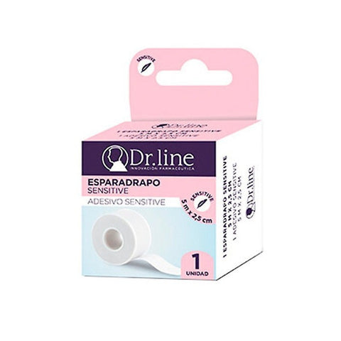 Jag Couture London New York Dr. Line Sensitive Tape 5x2.5M, 12 units, adhesive medical tape for sensitive skin.