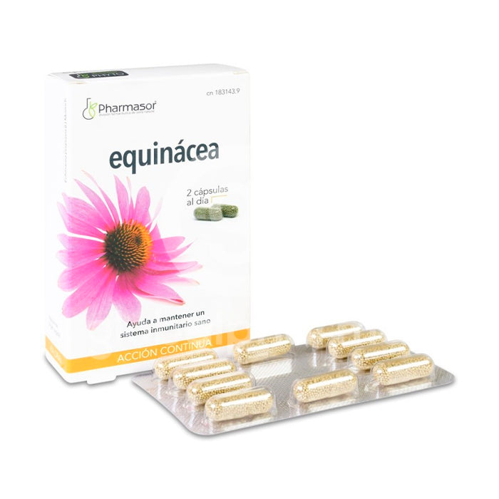 Pharmasor Echinacea Continued Action 30 Capsules Jag Couture London - New York