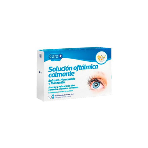 Jag Couture London - New York Care+ ophthalmic soothing solution in 10 vials, 0.5ml each, for eye comfort and relief.