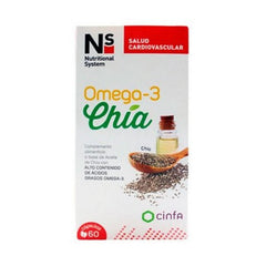 Ns Omega 3 Chia 60 Caps Jag Couture London - New York