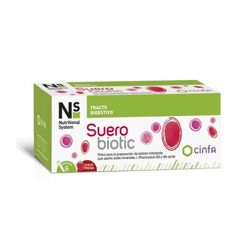 Ns Florabiotic Sueropro+ 6 Strawberry Sachets Jag Couture London - New York