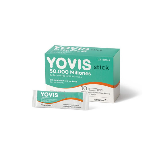 Yovis 10 Stick Bucodispensable 50.000 Million Active Ferments Jag Couture London - New York