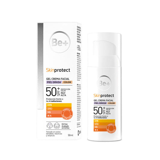 Be+ Skinprotect Oily Skin Colour Face Gel Spf50+ 50ml Jag Couture London - New York