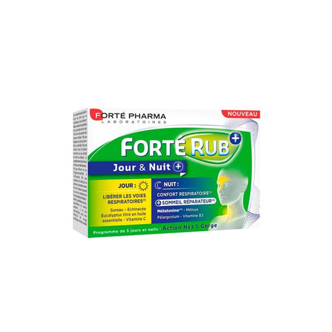 Forte Pharma Forte Rub Day & Night by Jag Couture London - New York, showing the product packaging and label on a clean background.