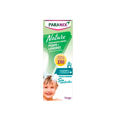 Paranix Nature Shampoo by Jag Couture London-New York, 200ml bottle, natural ingredients, with herbal extracts for scalp health.