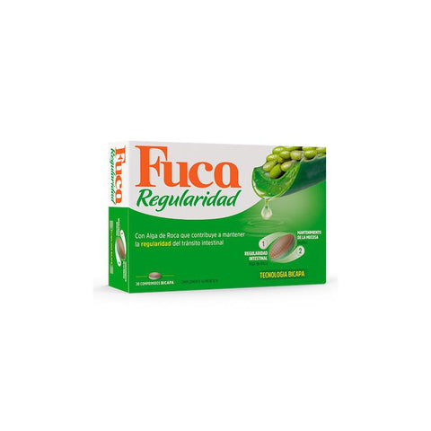 Fuca Regularity 30 tablets by Jag Couture London - New York, featuring a bottle of dietary supplement tablets.