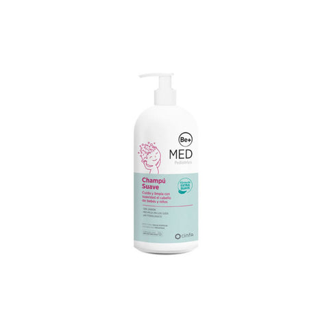 Jag Couture London - New York BE+Med Pediatrics Champu Suave 300ml bottle, gentle pediatric shampoo with a clean, soothing design