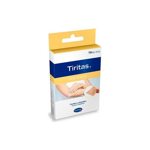 Jag Couture London elastic plasters, 6cm x 1m, 10 units, for wound protection and first aid care.