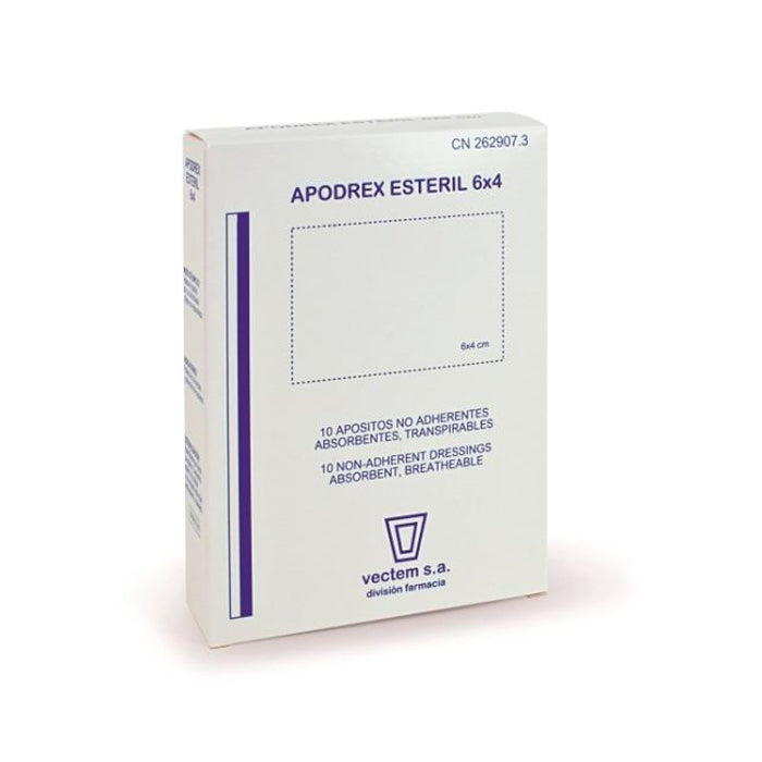 Vectem Apoderex 6x4cm Sterile Wound Dressing 6 Units Jag Couture London - New York