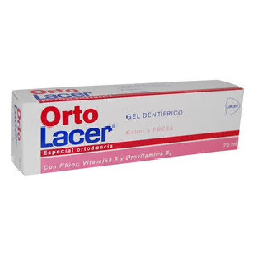 Ortolacer Strawberry Flavour Dental Gel 75ml Jag Couture London - New York