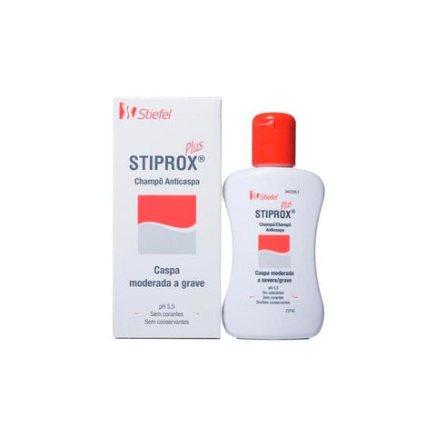 Jag Couture London Stiefel Stiprox Plus Anti-Dandruff Shampoo 100ml bottle with label and cap, front view.