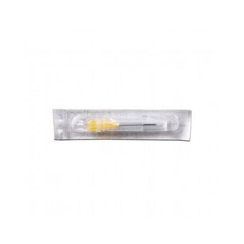 Jag Couture London Gamma Plus Needle 0.9x25mm for sewing, displayed on a clean background with the packaging visible.
