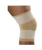Jag Couture London - New York Varisan knee pad showing black padded support for knee protection and comfort.