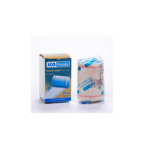 Jag Couture London - New York Ico Venda Bandage 4x7cm, sterile medical bandage for wound care, displayed on a clean surface.