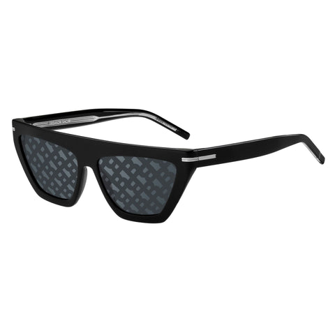 Hugo Boss 1609S_0807-MD sunglasses with black frames and dark lenses, stylish men's eyewear by Jag Couture London - New York